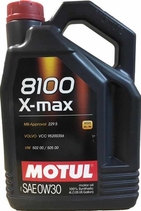 Масло моторное MOTUL 8100 X-max 0W30 4л