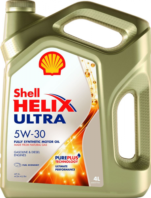 Масло моторное синтетическое SHELL Helix Ultra 5W30 4 л.