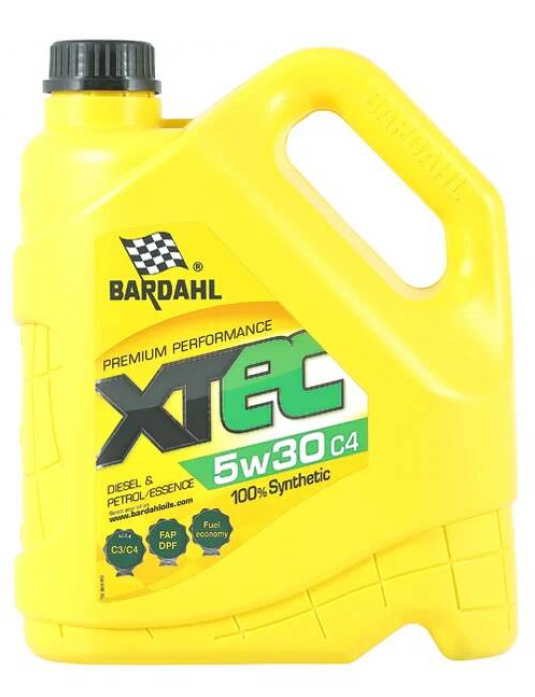 Масло моторное Bardahl XTEC 5W-30 C4 синтетическое 4 л 36152