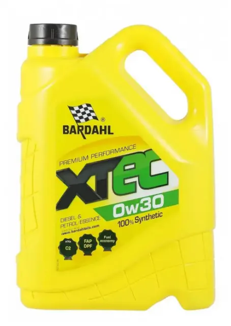 Масло моторное Bardahl XTEC 0W-30 F C2 FORD синтетическое 5 л 36853