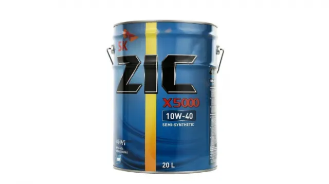 Масло моторное ZIC X5000 10w40 CI-4 полусинтетическое 20л. (замена 5000 10w40) 192658