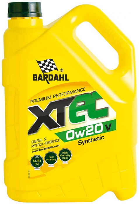 Масло моторное Bardahl XTEC 0W20 V C5 (A1B1) VOLVO синтетическое 5 л 36813
