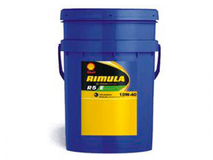 Масло моторное SHELL RIMULA R5 E 10w40 (CI-4) (20л) (ПолуСинтетика) 550027381/550033235