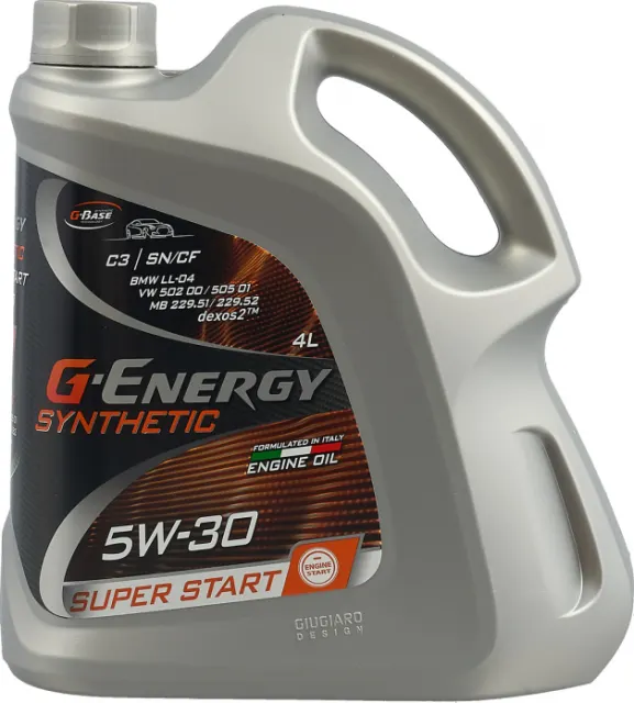 Масло моторное синтетическое G-Energy Synthetic Super Star 5W30 4 л 253142400