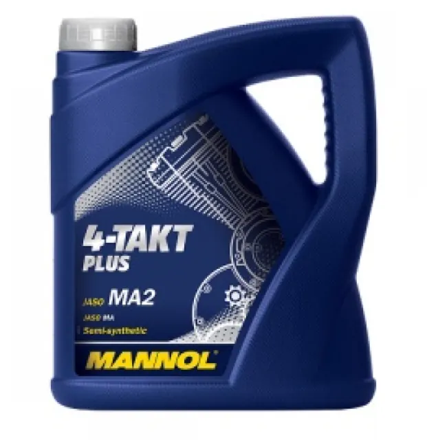 Масло моторное Mannol (SCT) 4-ТАКТ Plus 10w40 4л 1425