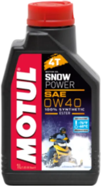 Масло моторное MOTUL Snowpower 4T 0W40 синт (1л) 105891
