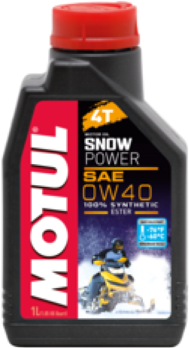 Масло моторное MOTUL Snowpower 4T 0W40 синт (1л) 105891