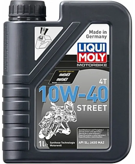 Масло моторное LIQUI MOLY Motorrad 4Т 10W40 cин (1л) 7609