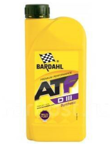 Масло трансмиссионное синтетическое Bardahl ATF III 1 л.
