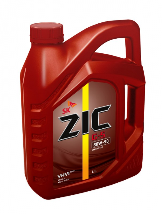 Масло трансмиссионное ZIC G-5 EPX 80W90 4л. 162633