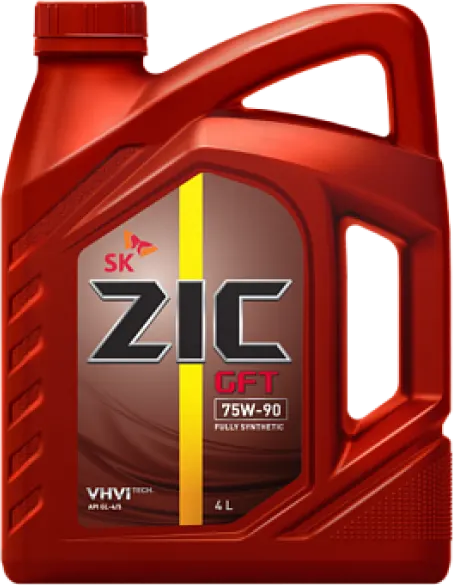 Масло трансмиссионное ZIC G-F ТОР 75w90 GL-4/5 (4л) Синтетика для МКПП 162629