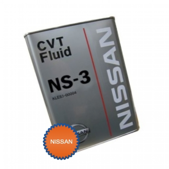 Масло трансмиссионное Nissan CVT NS-3 для вариаторов (4л) Япония (KLE53-00004)