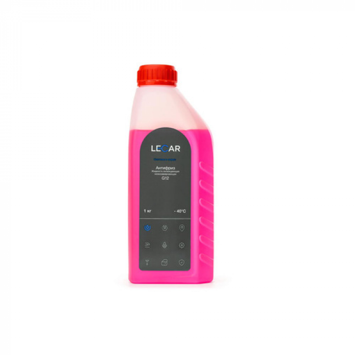 Антифриз Lecar G12 готовый -40C красный 1 л 000041210