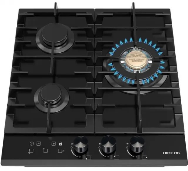 Газовая варочная панель Hiberg VM 4535 B