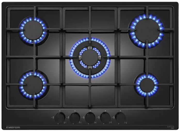 Газовая варочная панель Meferi MGH705BK POWER