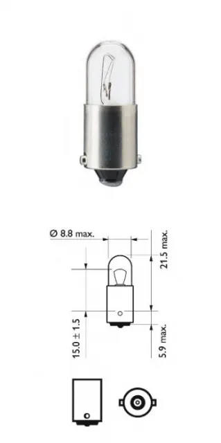 Лампа Philips T4W 12929 CP