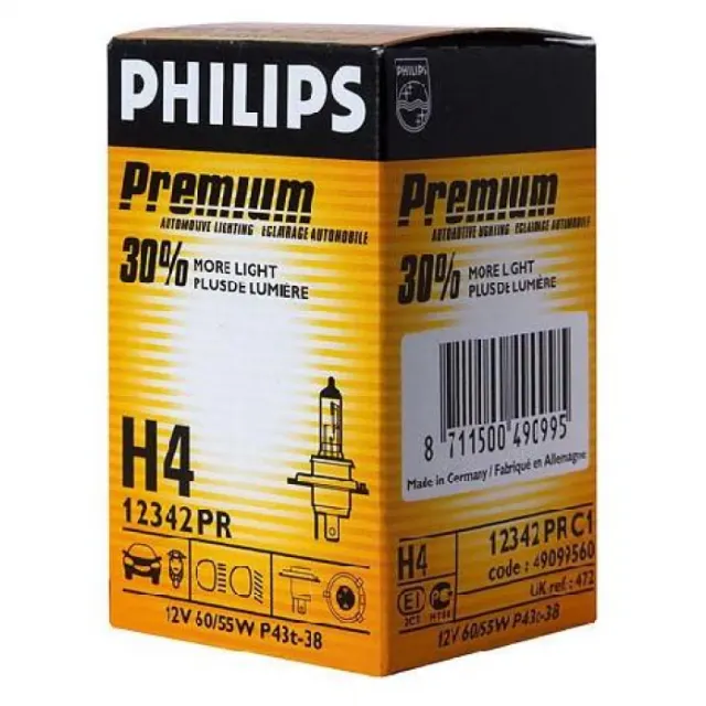 Лампа Philips H4 12342 PR C1