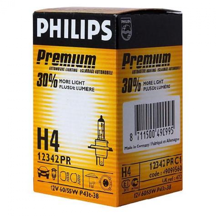 Лампа Philips H4 12342 PR C1