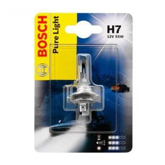 Лампа галогенная Bosch 12v Н7 55w standart SB (1987301012)