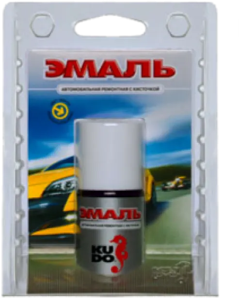 Автоэмаль Kudo KU-70626 Мокрый асфаль 626 с кисточкой (15мл)