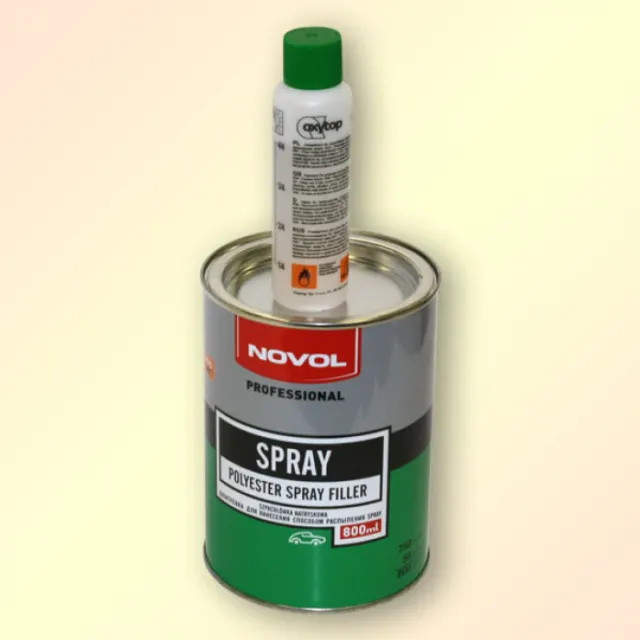 Шпатлевка жидкая Novol Spray 1201 (1.2кг)