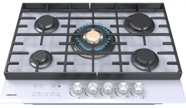 Газовая варочная панель Hiberg VM 7155 W