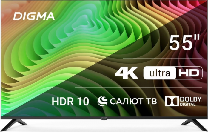 Телевизор Digma DM-LED55UBB40 Smart
