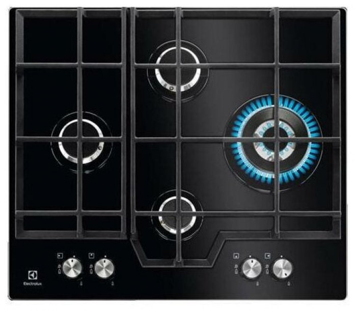 Газовая варочная поверхность Electrolux KGG6456K черный