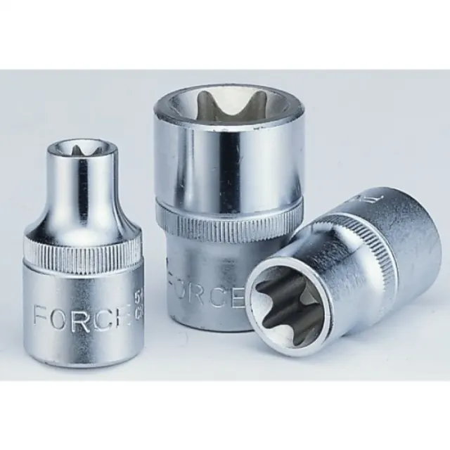 Головка E22 внешний TORX 1/2"DR короткая Force 54622