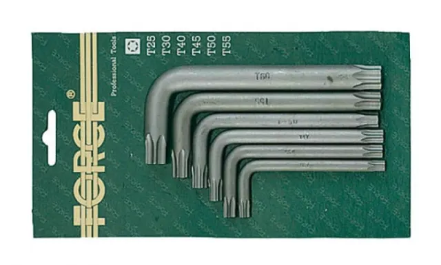 Набор ключей Г-образных Force 5063 TORX Т40-Т60 6пр