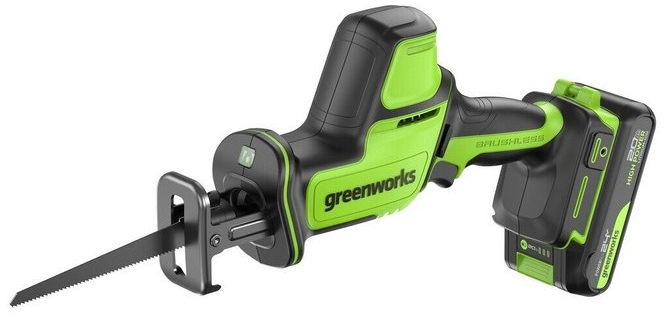 Пила сабельная GreenWorks GPT-CRS-25 1200507CUA