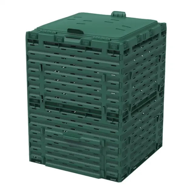 Компостер с крышкой Piteco K2130 300 л зеленый
