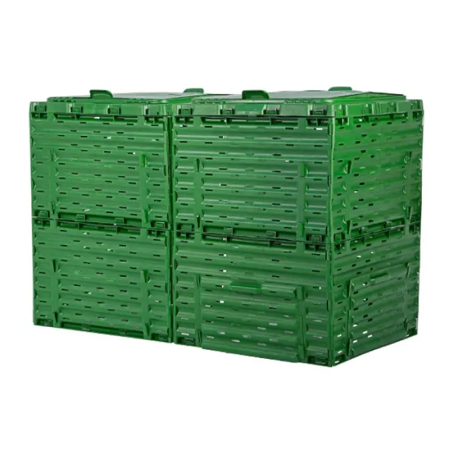 Компостер с крышкой Piteco K2060 600 л зеленый
