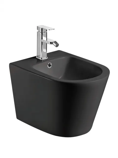 Биде подвесное AQUAME AQM2101MB черный матовый