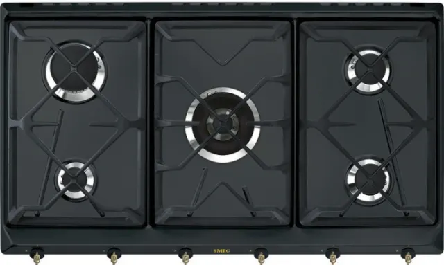 Газовая варочная панель SMEG SRV896AOGH