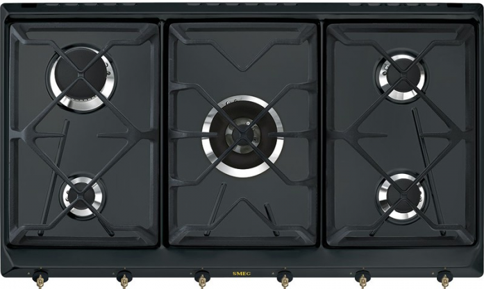 Газовая варочная панель SMEG SRV896AOGH