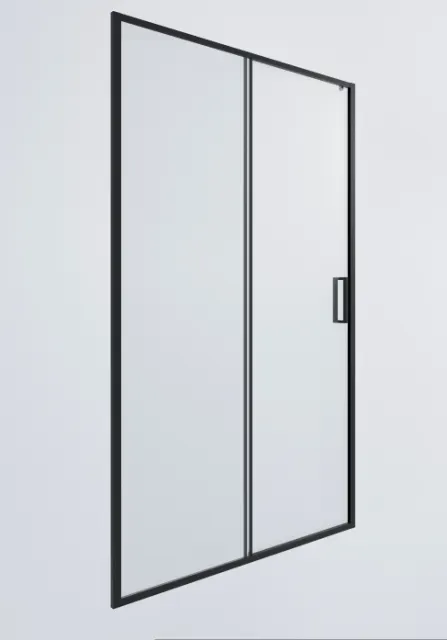 Душевая дверь Timo TD-120/03C-6 1950*1200 профиль черный, стекло прозрачное T01