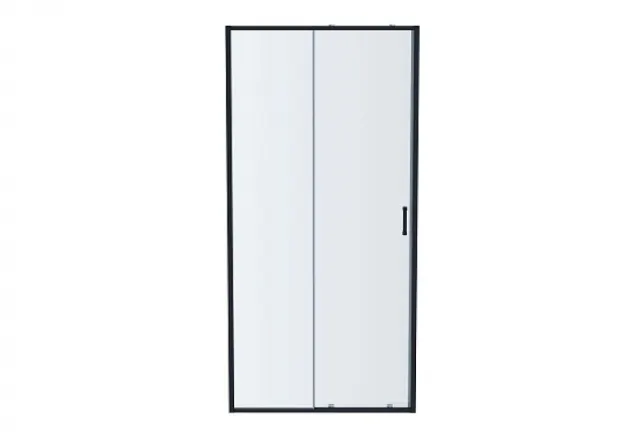 Душевая дверь AQUATEK AQ ARI RA 10020BL 1000x2000 черный/стекло прозрачное