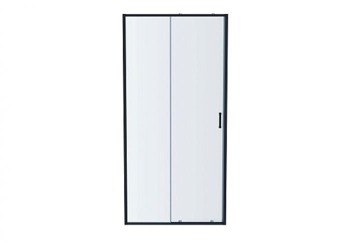 Душевая дверь AQUATEK AQ ARI RA 10020BL 1000x2000 черный/стекло прозрачное