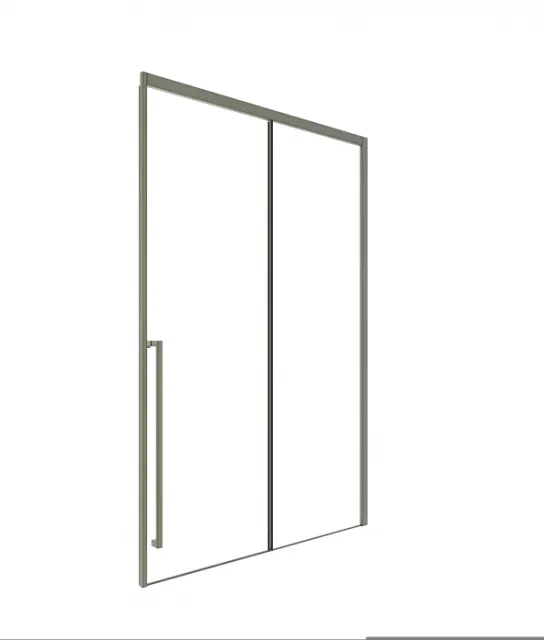 Душевая дверь Timo TDSS-120/13C-8L 1200*2000 профиль никель, стекло прозрачное T48L