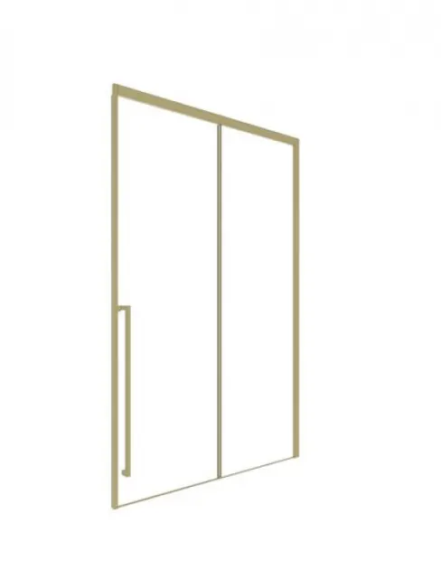 Душевая дверь Timo TDSS-120/17C-8L 1200*2000 профиль матовое золото, стекло прозрачное T52L