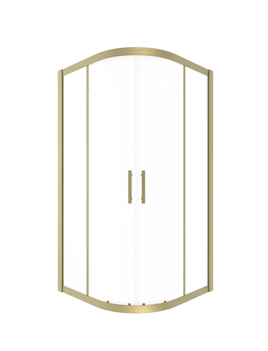 Душевой уголок Timo TPSS-100/17C-8 1000*1000*2000 профиль матовое золото, стекло прозрачное T45
