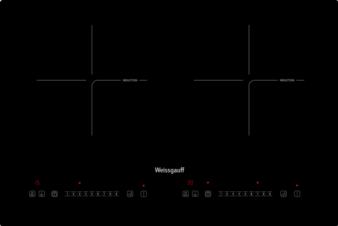Варочная панель Weissgauff HI 412 H 427772