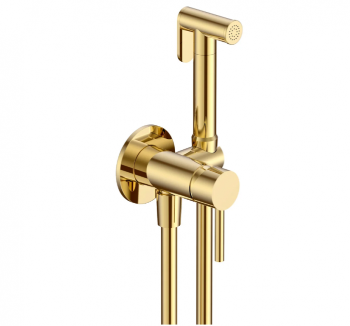 Гигиенический душ AQUAME Siena AQM6217GG золото