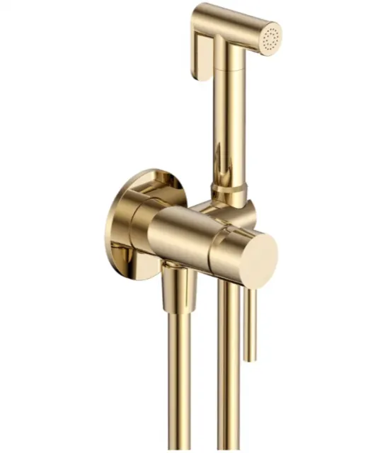 Гигиенический душ AQUAME Siena AQM6217BG золото шлифованное