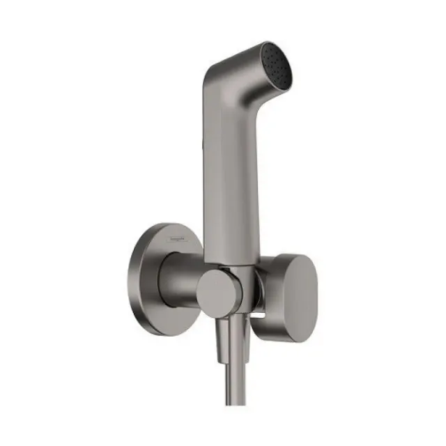 Гигиенический душ Hansgrohe EcoSmart+ 29232340 черный шлифованный хром