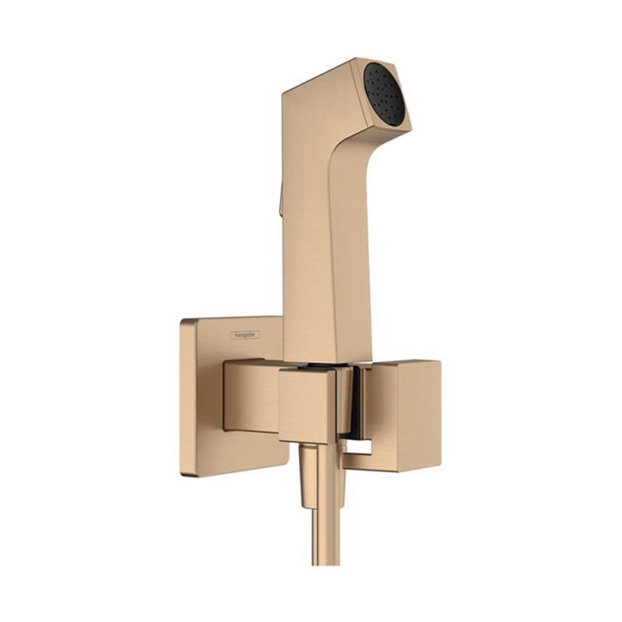 Гигиенический душ Hansgrohe EcoSmart+ 29233140 шлифованная бронза