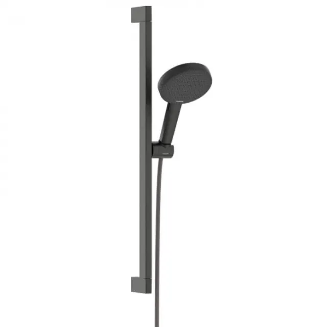 Душевой гарнитур Hansgrohe Raindance Alive Select S 24600340 шлифованный черный хром
