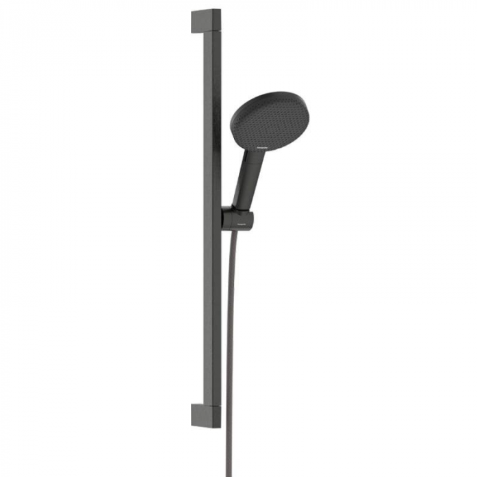 Душевой гарнитур Hansgrohe Raindance Alive Select S 24600340 шлифованный черный хром