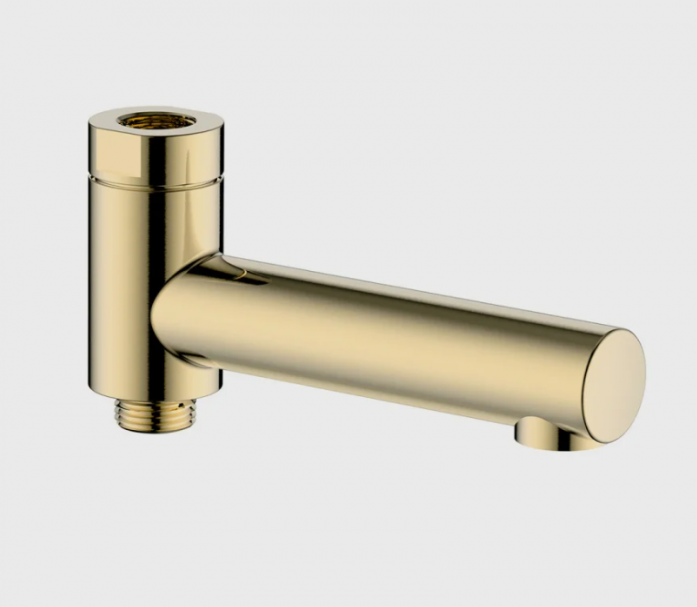 Излив поворотный с картриджем AQUAME AQM8301BG золото шлифованное